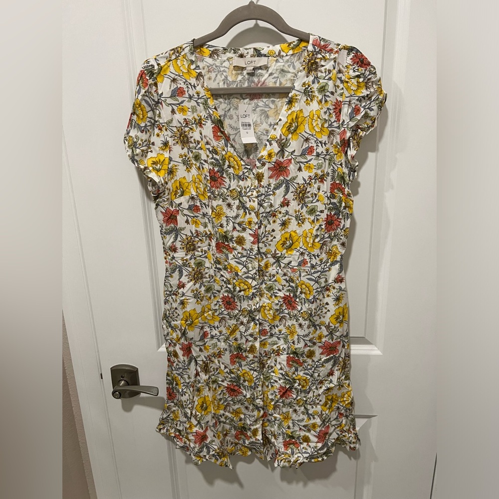NWT Loft floral above the knee dress